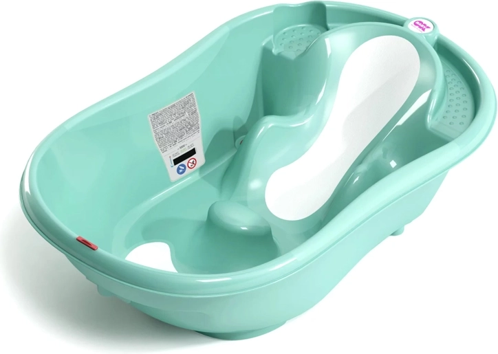OK Baby meegroeiende antislip babybadje Onda Evolution 0–12 maanden, hemelsblauw