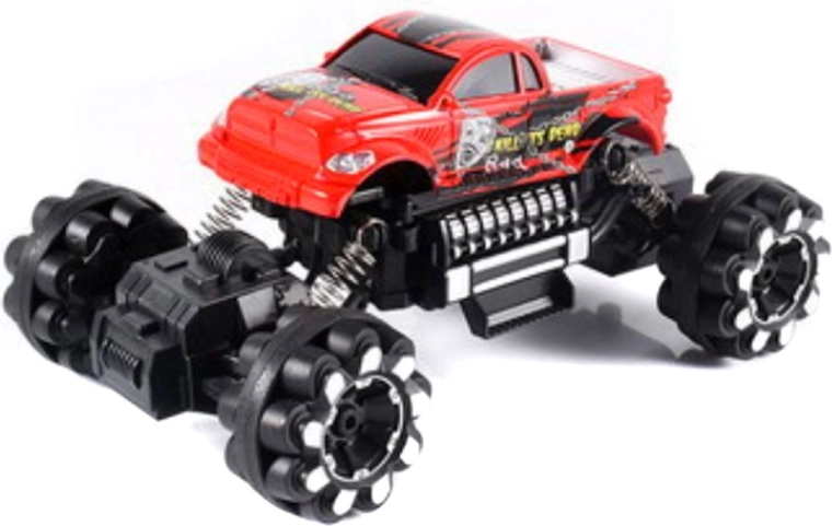 Terreinwagen met afstandsbediening Brave rood - 1 stuk