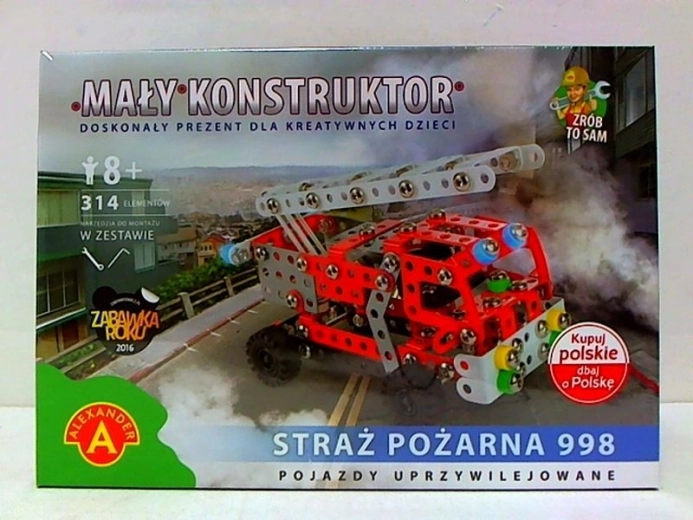 Kleine constructeur Brandweerwagen