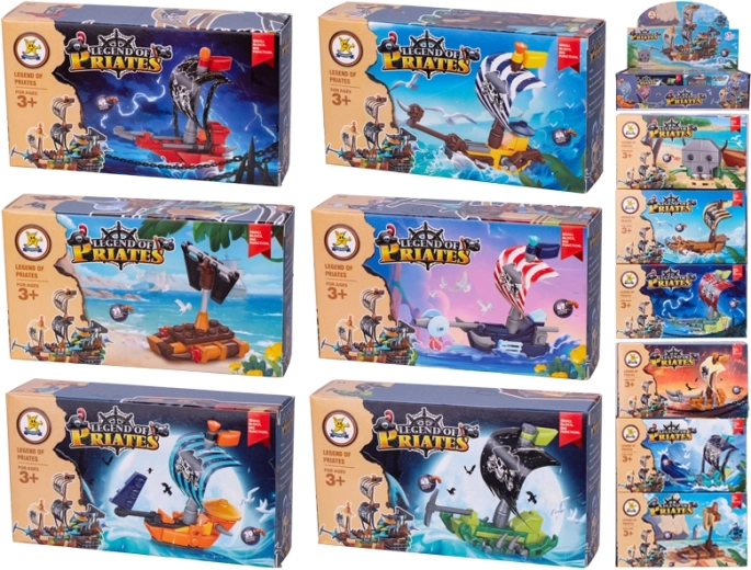 Piratenspeelset – minisets met 28–51 stukjes