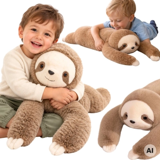 WOOPIE Zintuiglijk verzwaard knuffeldier luiaard 2,5 kg