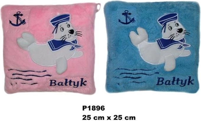 Pluchen kussentje met zeehond Bałtyk (2 kleurvarianten)