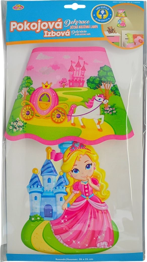 Kinder 3D wandlamp prinses