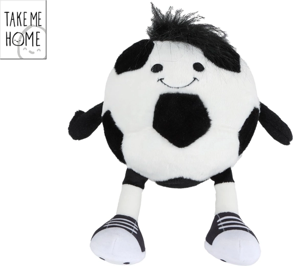 Pluchen voetbal 25 cm Take Me Home