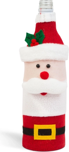Kerstdecoratie voor een fles 3D Sinterklaas