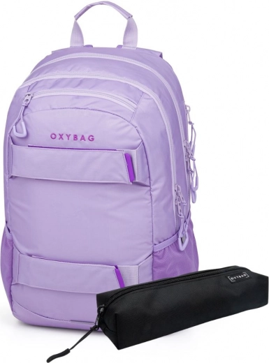 Studentenrugzak en etui OXY SPORT Violet