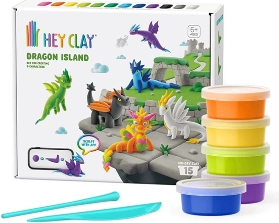 HeyClay drakeneiland – creatieve klei-set