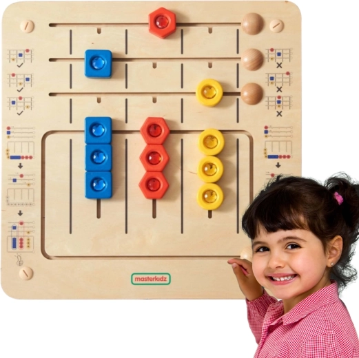 MASTERKIDZ Diamanten sorteerspeelbord voor wandmontage