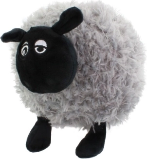 Pluchen Kussen Schaap Grijs