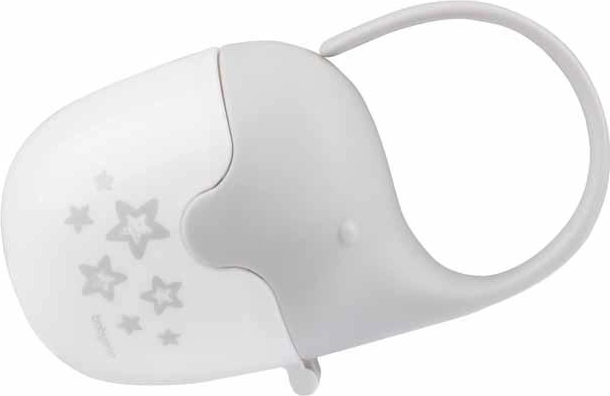 BabyOno fopspeenhouder – grijs reisdoosje voor speen