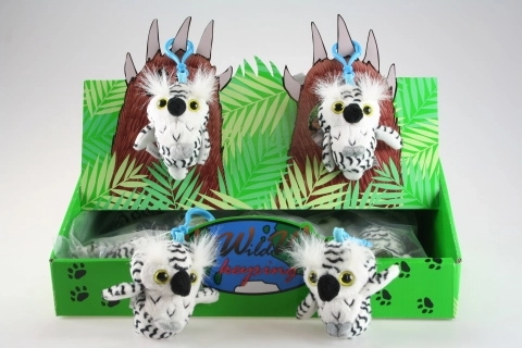 Pluche uil sleutelhanger