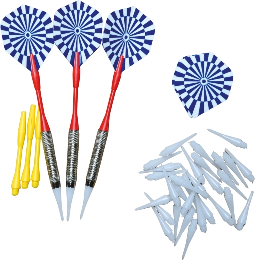 Set darts met 30 vervangende punten
