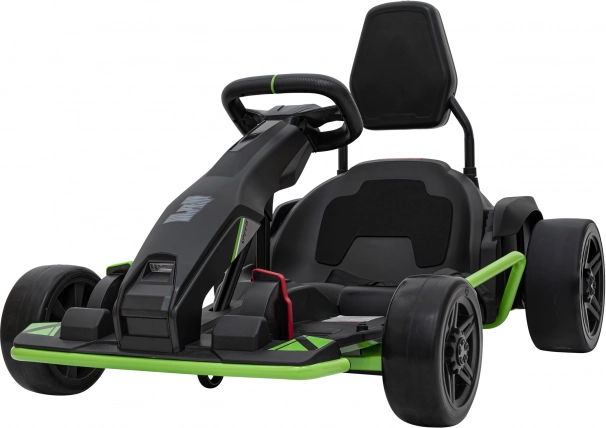 Kinder elektrische skelter Fast 3 Drift zwart + Drift-functie + 2x150W motoren + LED-zender + gordels