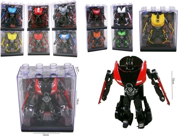 Transformeerbare auto en robot Hipo 11 cm