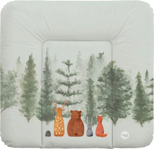 Ceba Baby zachte aankleedkussen voor commode 75 × 72 cm Basic Forest Companions