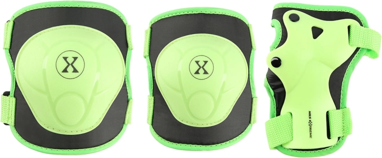 Beschermingsset voor skeeleren en skateboarden NILS Extreme H704 – groen – S