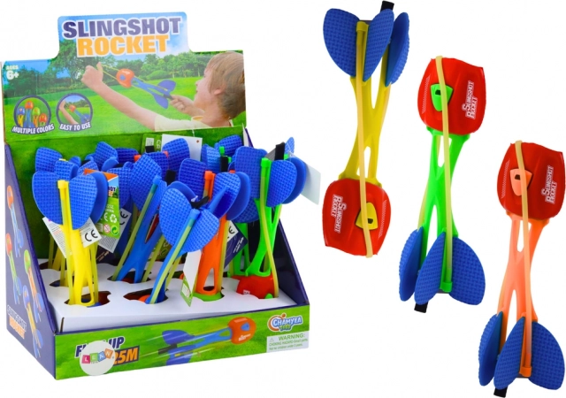 Kleurvolle foam werpraket met bereik van 25 meter