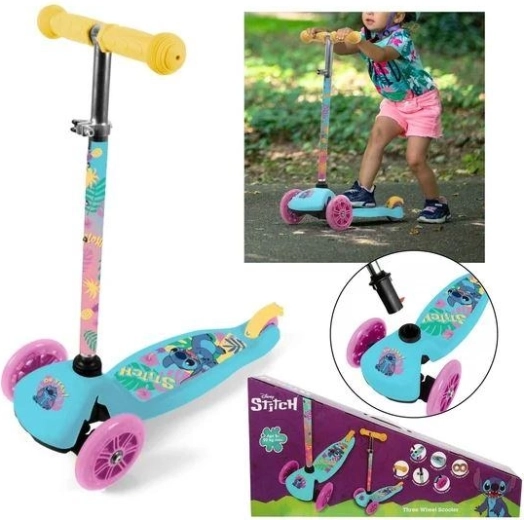 Kinder driewielige step Disney Stitch