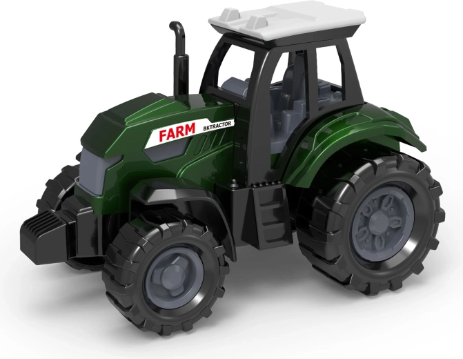 Metalen kunststof tractor 8,5 cm