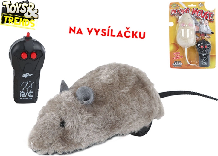 Toys&Trends RC pluchen muis 2,4 GHz – leuk draadloos speelgoed