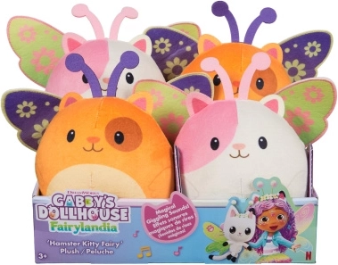 Gábys magische huisje pluchen feeënhamster met geluiden 14 cm - 1 stuk