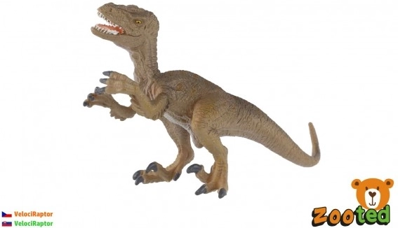 Plastic velociraptor-figuur 16 cm