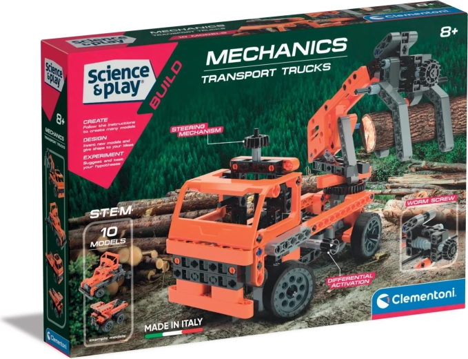 Clementoni Science & Play Mechanica Laboratorium – Vrachtwagens 10-in-1