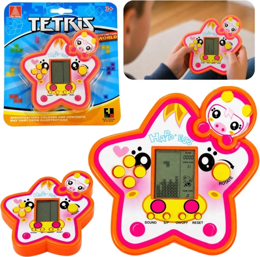 Elektronisch Tetris-spel in de vorm van een ster - 1 stuk