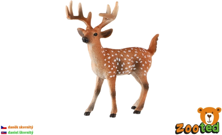 Zooted damhert – figuur 12 cm