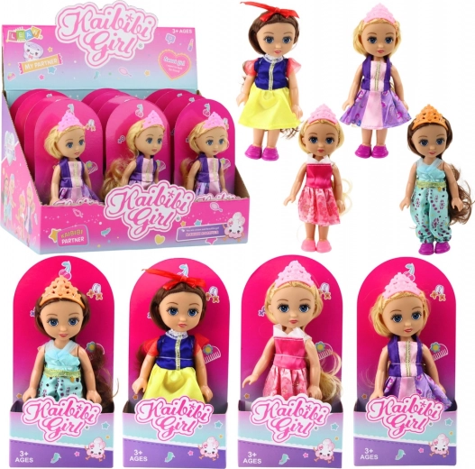 Mini pop Prinses met kroon 17 cm