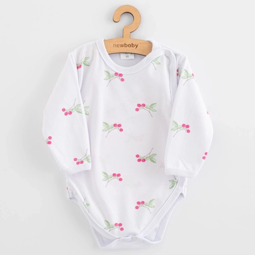 babyromper met volledige drukknoopsluiting new baby classic ii framboos 62 (3–6 maanden)