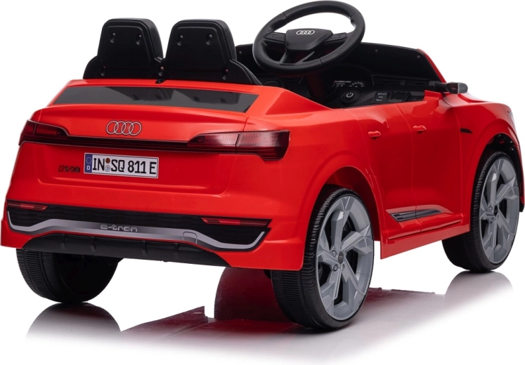 Audi SQ8 elektrische kinderauto rood