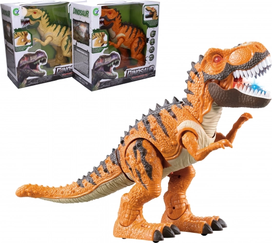 Lopende dinosaurus met effecten 50 cm