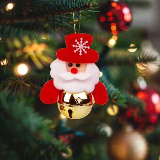 Kerstboomversiering Sinterklaas met belletje