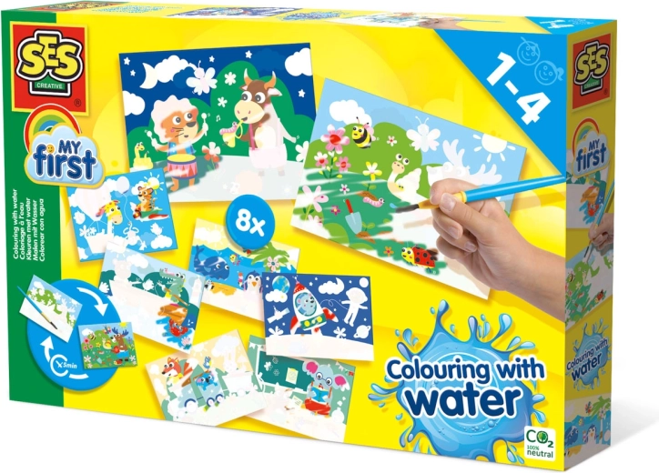 Mijn eerste schilderen met penseel en water mega set