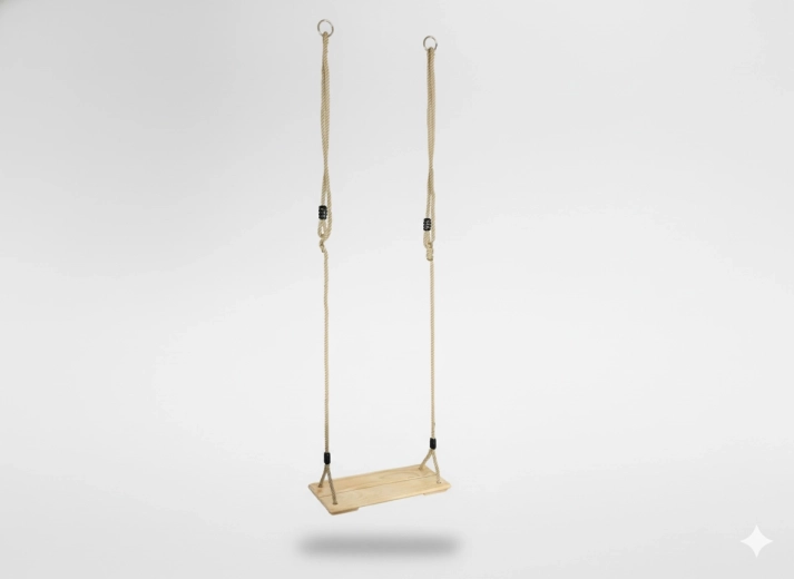 Houten kinderslinger 45 × 19,5 × 1,6 cm