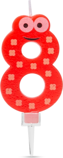 Taartkaarsje cijfer 8