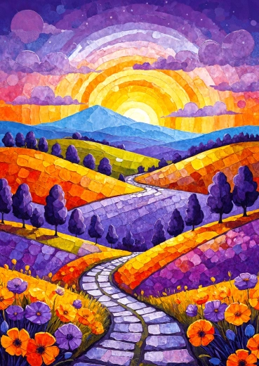 Enjoy puzzel Weg naar het licht 1000 stukjes