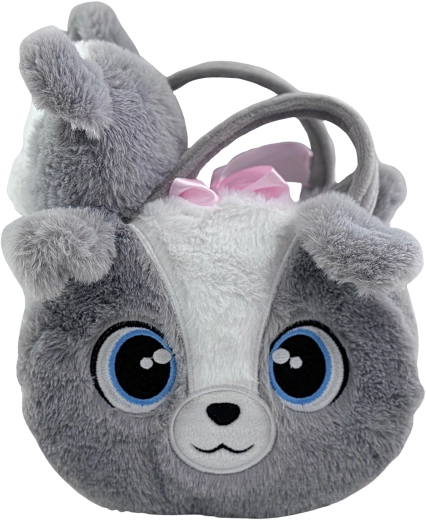 Pluchen handtas met hond Dante