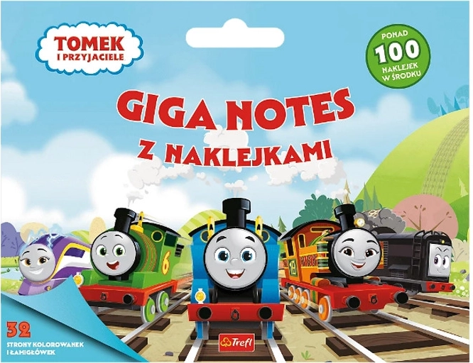 Thomas en vrienden giga notitieboek met stickers
