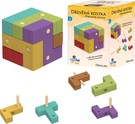 IQ-hersenkraker houten kubus