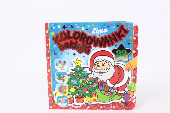 Winterkleurboek met stickers