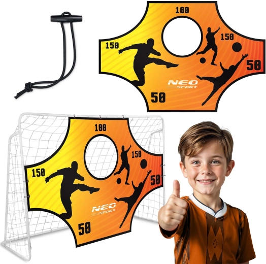 Neo-Sport doelwand voor voetbaldoel 180 × 120 cm