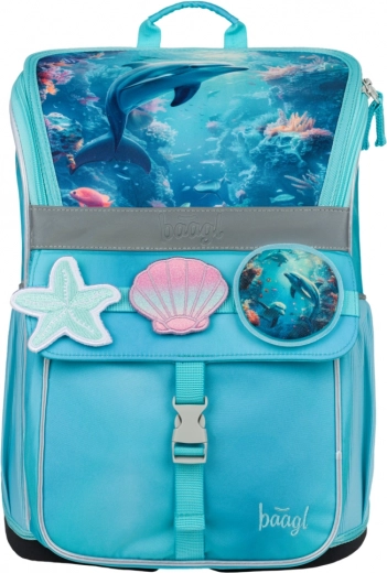 Schooltas Dolfijn van Baagl