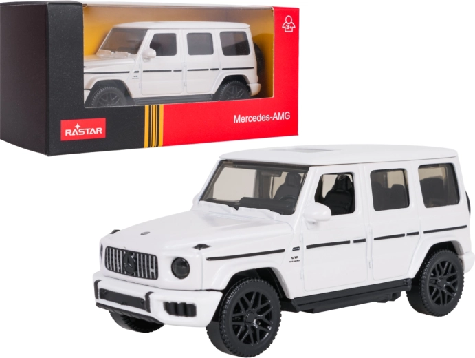 Metalen model Mercedes-AMG G63 RASTAR op schaal 1:43, wit