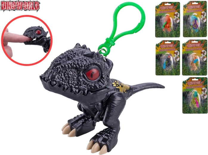 Sleutelhanger Dinoworld dinosaurus 9 cm