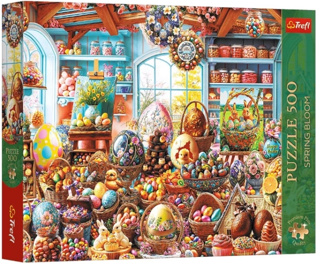 Trefl Premium Plus puzzel Spring Bloom: paascafé (500 stukjes)