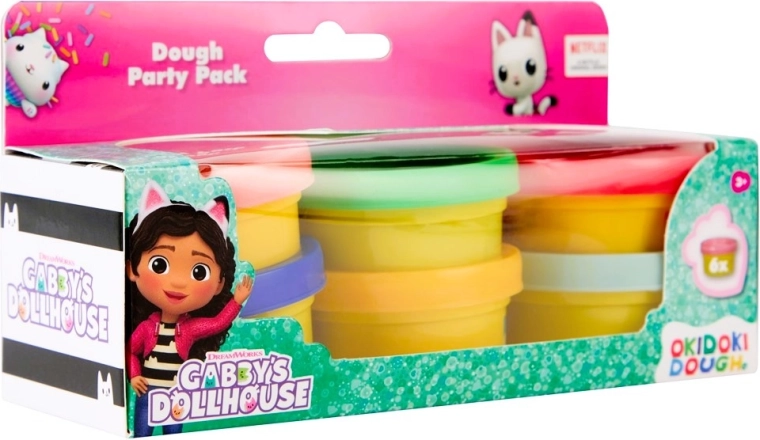 Boetseerklei Gabby's poppenhuis, 6 kleuren