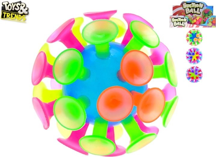 Bal met zuignappen 10 cm voor kinderen