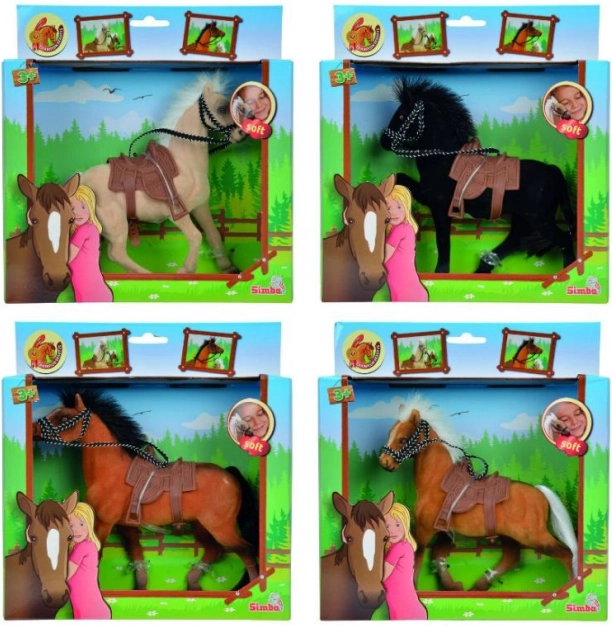 Paard Champion Beauty 19 cm met zadel